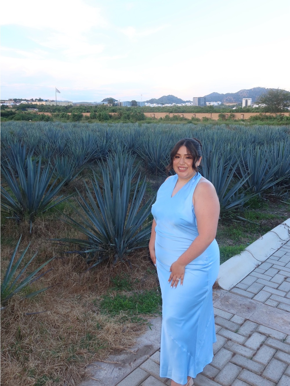 Show Me Your MuMu Baby Blue Halter Maxi Dress - Picture 8 of 8